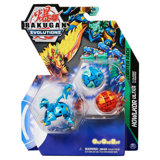 Bakugan s4 pachet starter howlkor ultra, colossus si pegatrix, Spin Master - Publisol.ro