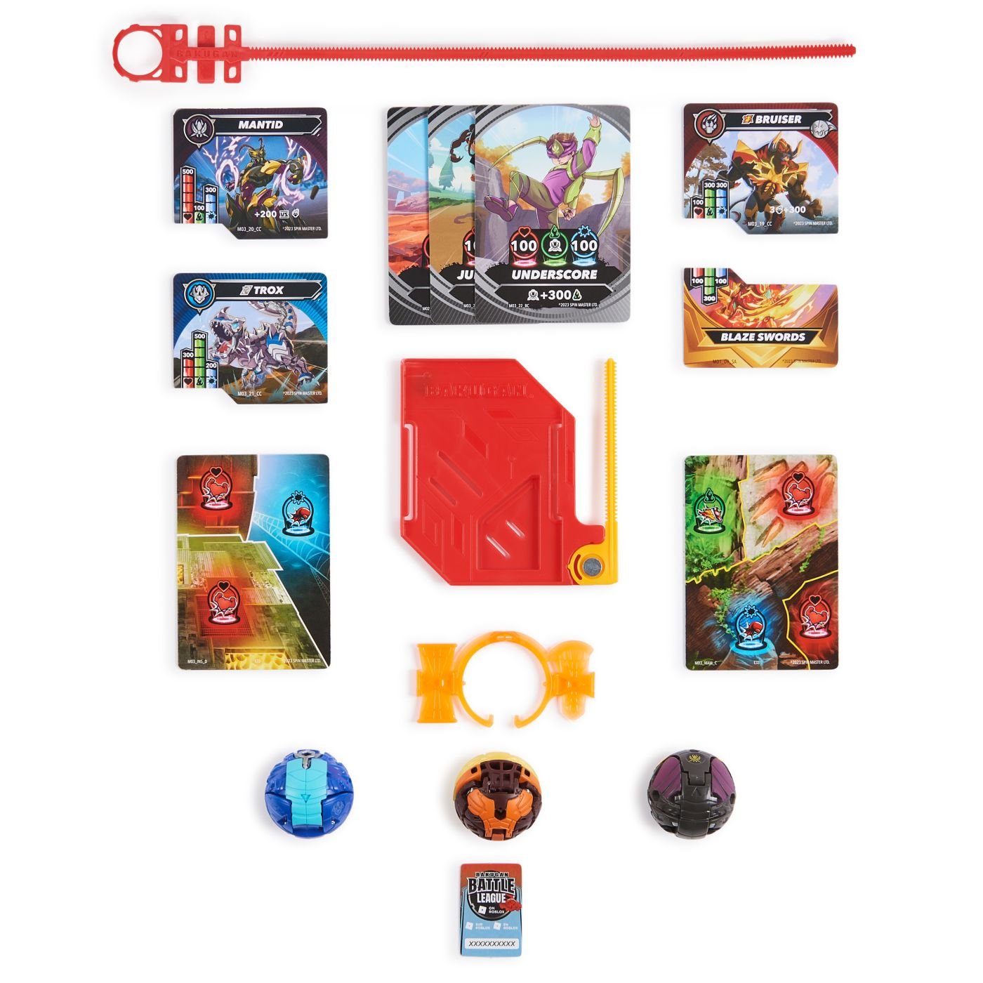 Bakugan starter pack bruiser mantid titanium trox, Spin Master - Publisol.ro