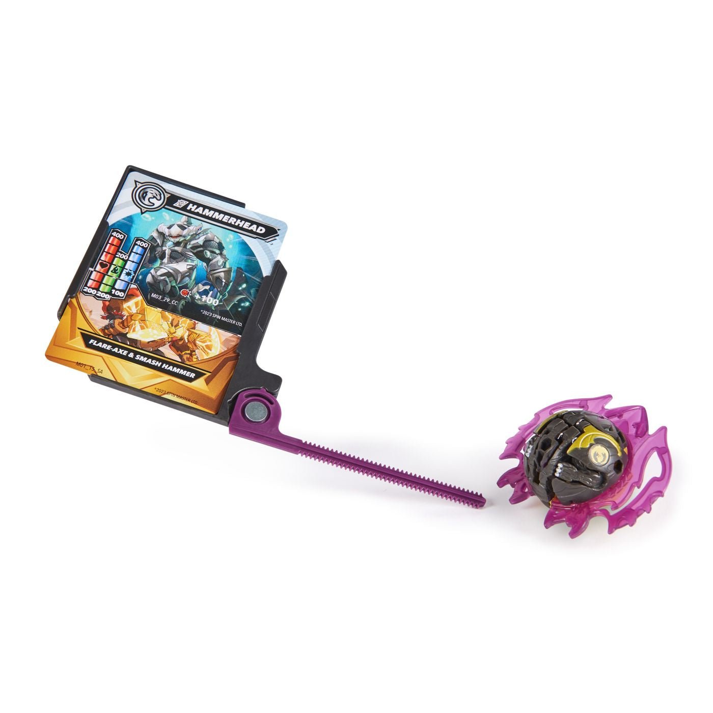 Bakugan starter pack dragonoid titanium hammerhead butterclaw, Spin Master - Publisol.ro