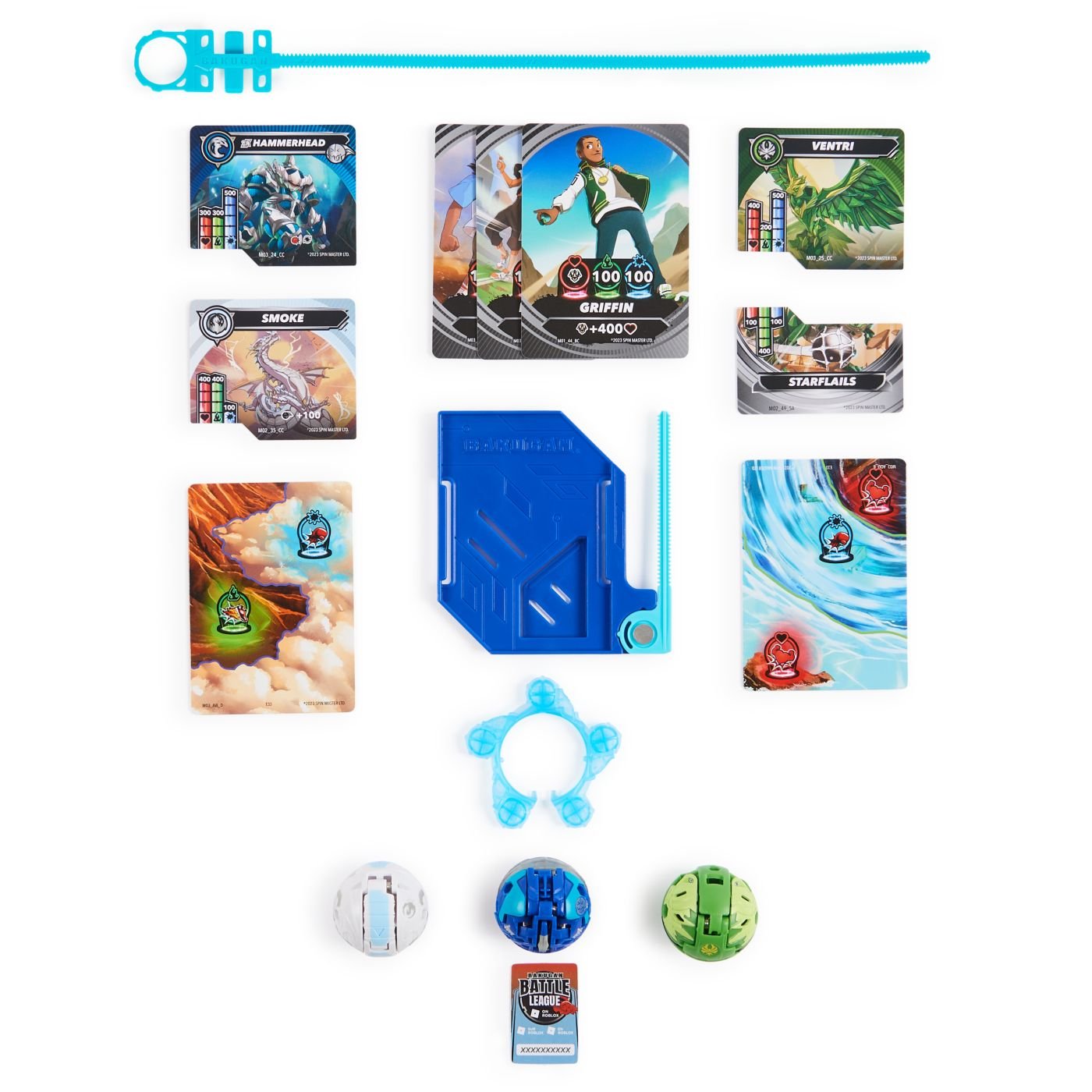 Bakugan starter pack hammerhead ventri smoke, Spin Master - Publisol.ro