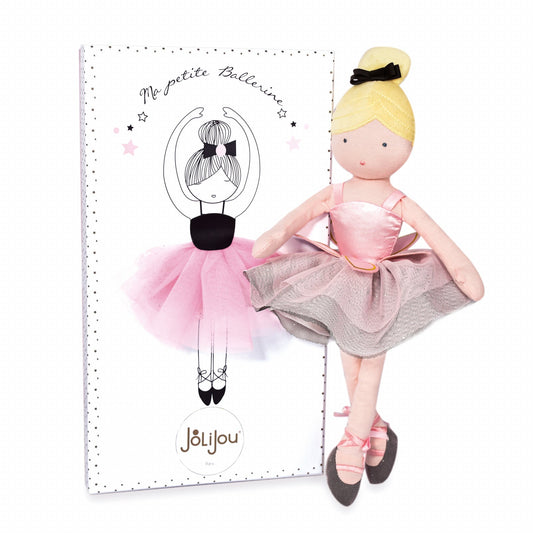 Balerina Margo, 35 cm, material textil, roz - Jolijou - Publisol.ro