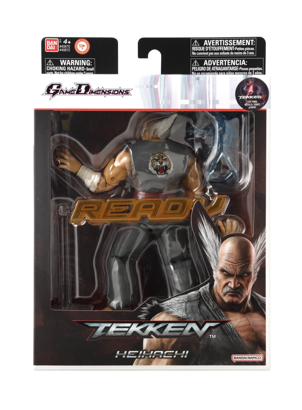 Bandai figurina tekken keihachi mishima 17cm, Bandai - Publisol.ro