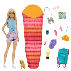 Barbie camping barbie malibu cu accesorii, Mattel - Publisol.ro