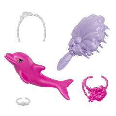 Barbie color change papusa sirena cu par roz, Mattel - Publisol.ro