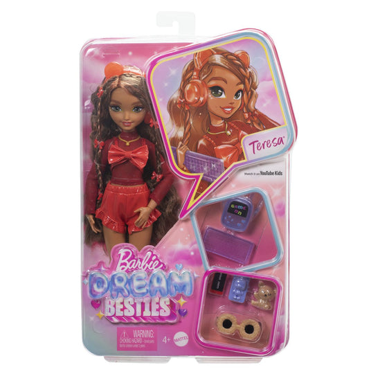 Barbie dream besties papusa teresa cu accesorii, Mattel - Publisol.ro