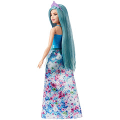 Barbie Dreamtopia papusa printesa cu par albastru - Publisol.ro