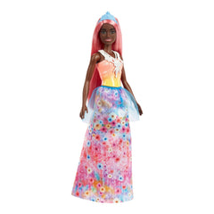 Barbie dreamtopia papusa printesa cu par corai, Mattel - Publisol.ro