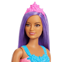 Barbie dreamtopia papusa printesa cu par mov, Mattel - Publisol.ro