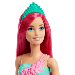 Barbie dreamtopia papusa printesa cu par roz, Mattel - Publisol.ro