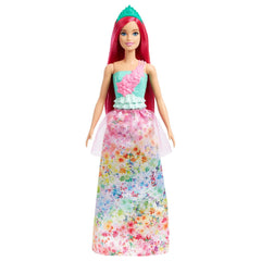 Barbie dreamtopia papusa printesa cu par roz, Mattel - Publisol.ro