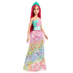 Barbie dreamtopia papusa printesa cu par roz, Mattel - Publisol.ro