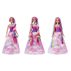 Barbie dreamtropia papusa cu aparat de coafat, Mattel - Publisol.ro