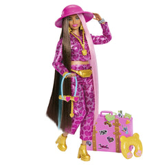 Barbie extra fly papusa Barbie bruneta in safari - Publisol.ro