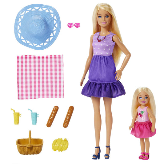 Barbie family and friends set papusa Barbie si papusa Chelsea - Publisol.ro
