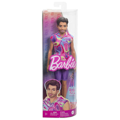 Barbie papusa baiat fashionistas brunet cu barba si tricou cu gluga, Mattel - Publisol.ro