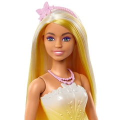 Barbie papusa barbie cu parul blond si galben, Mattel - Publisol.ro