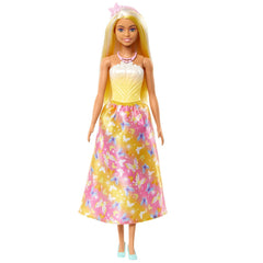 Barbie papusa barbie cu parul blond si galben, Mattel - Publisol.ro