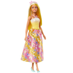 Barbie papusa barbie cu parul blond si galben, Mattel - Publisol.ro