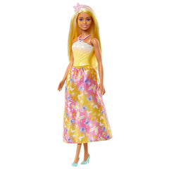 Barbie papusa barbie cu parul blond si galben, Mattel - Publisol.ro