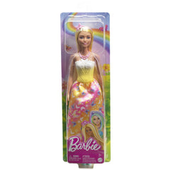 Barbie papusa barbie cu parul blond si galben, Mattel - Publisol.ro