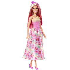 Barbie papusa barbie cu parul blond si roz, Mattel - Publisol.ro