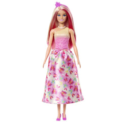 Barbie papusa barbie cu parul blond si roz, Mattel - Publisol.ro