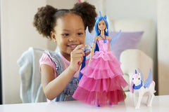 Barbie papusa barbie cu unicorn, Mattel - Publisol.ro