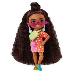 Barbie papusa barbie extra mini bruneta, Mattel - Publisol.ro