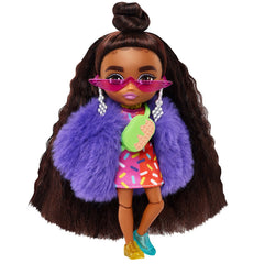 Barbie papusa barbie extra mini bruneta, Mattel - Publisol.ro