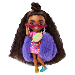 Barbie papusa barbie extra mini bruneta, Mattel - Publisol.ro