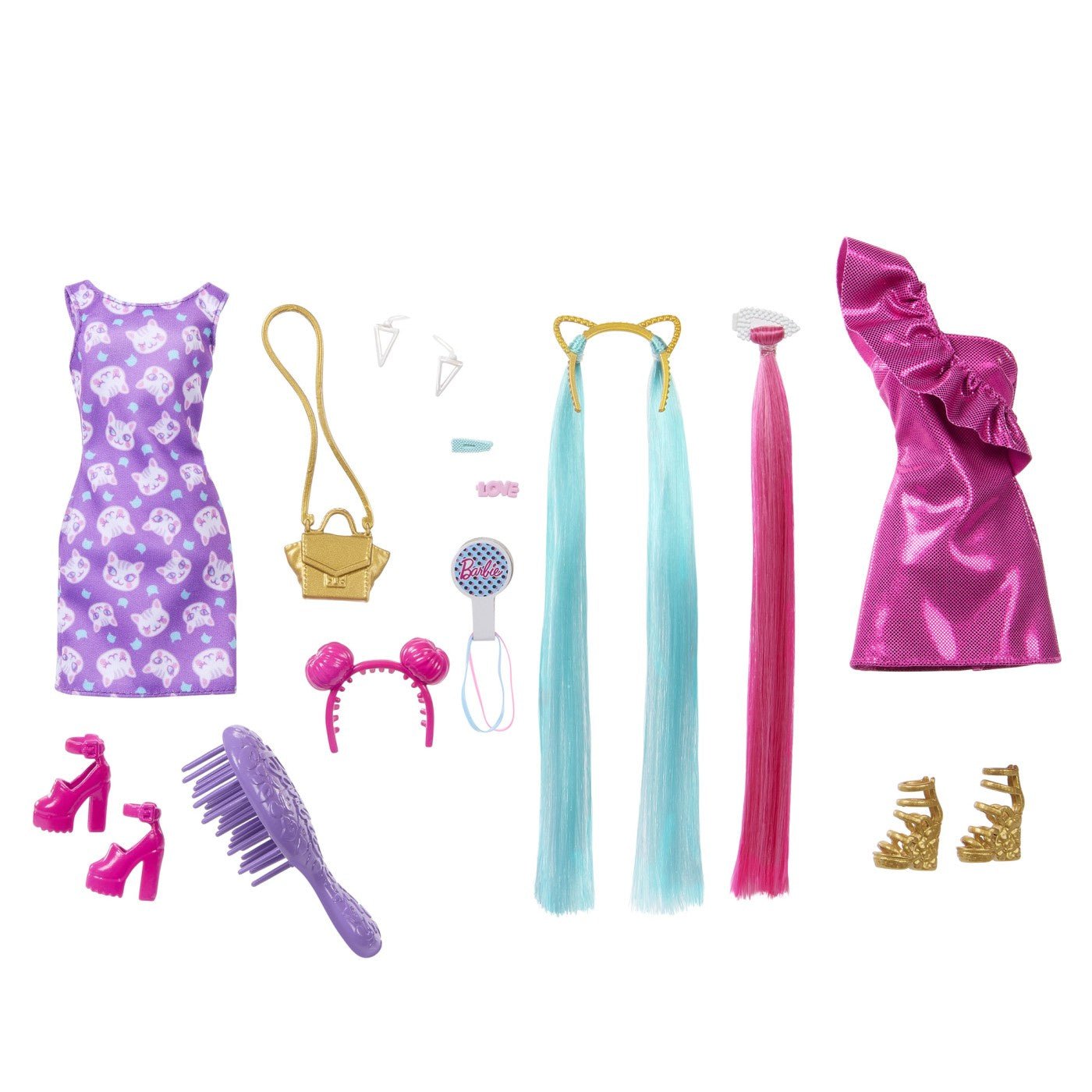 Barbie papusa Barbie fun and fancy hair - Publisol.ro