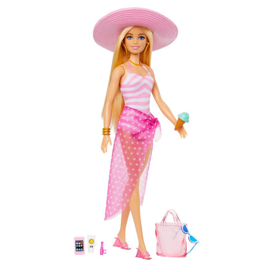 Barbie papusa barbie la plaja, Mattel - Publisol.ro