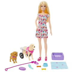 Barbie papusa barbie you can be cu catei, Mattel - Publisol.ro