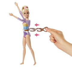 Barbie papusa barbie you can be gimnasta blonda, Mattel - Publisol.ro