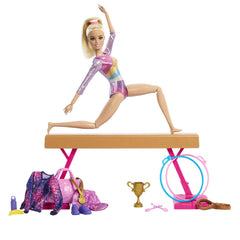 Barbie papusa barbie you can be gimnasta blonda, Mattel - Publisol.ro