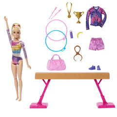 Barbie papusa barbie you can be gimnasta blonda, Mattel - Publisol.ro
