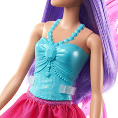Barbie papusa barbie zana cu par mov, Mattel - Publisol.ro