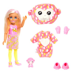 Barbie papusa chelsea cutie reveal maimutica, Mattel - Publisol.ro