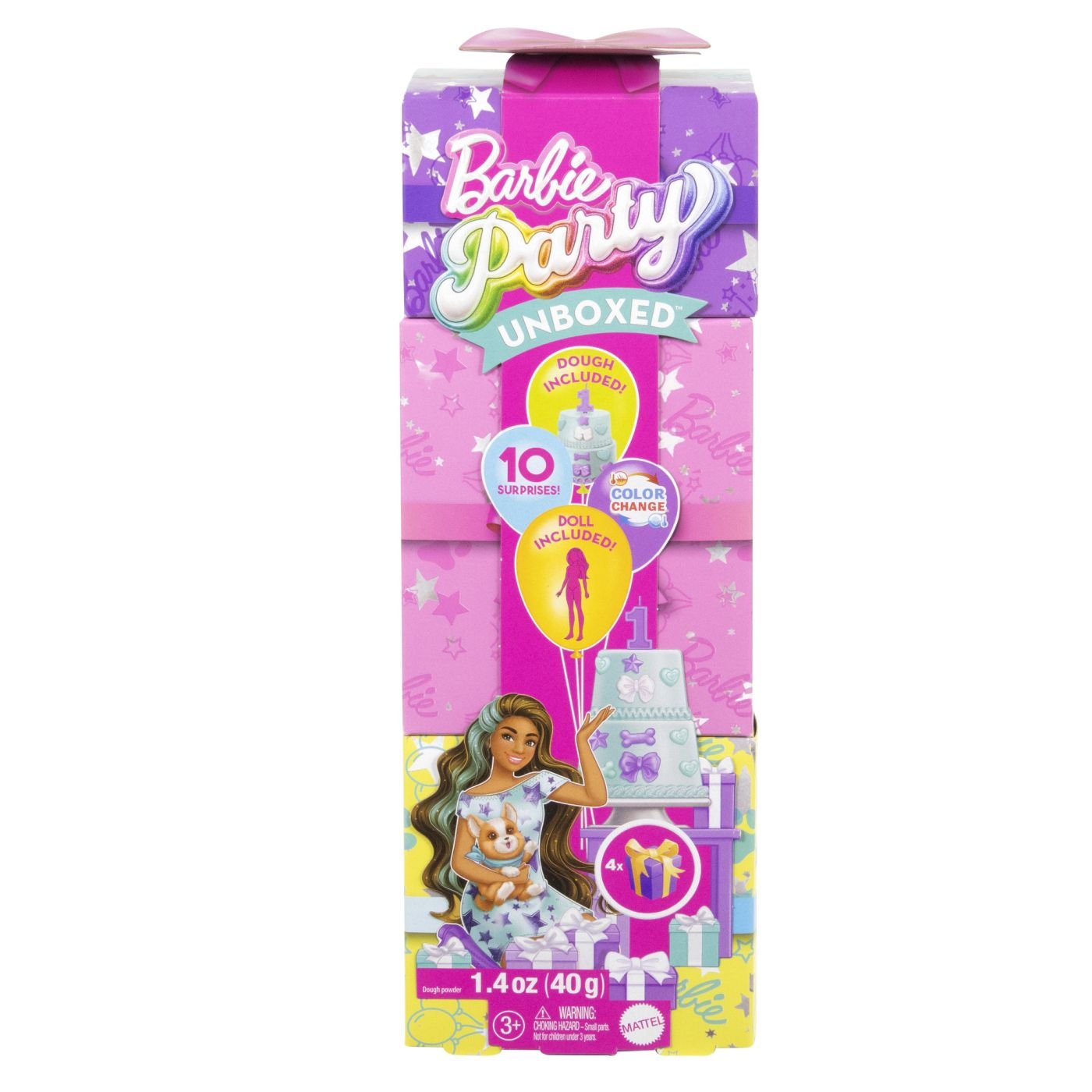 Barbie papusa party unboxed reveal bruneta - Publisol.ro