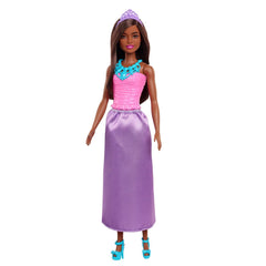 Barbie papusa printesa bruneta, Mattel - Publisol.ro