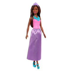 Barbie papusa printesa bruneta, Mattel - Publisol.ro