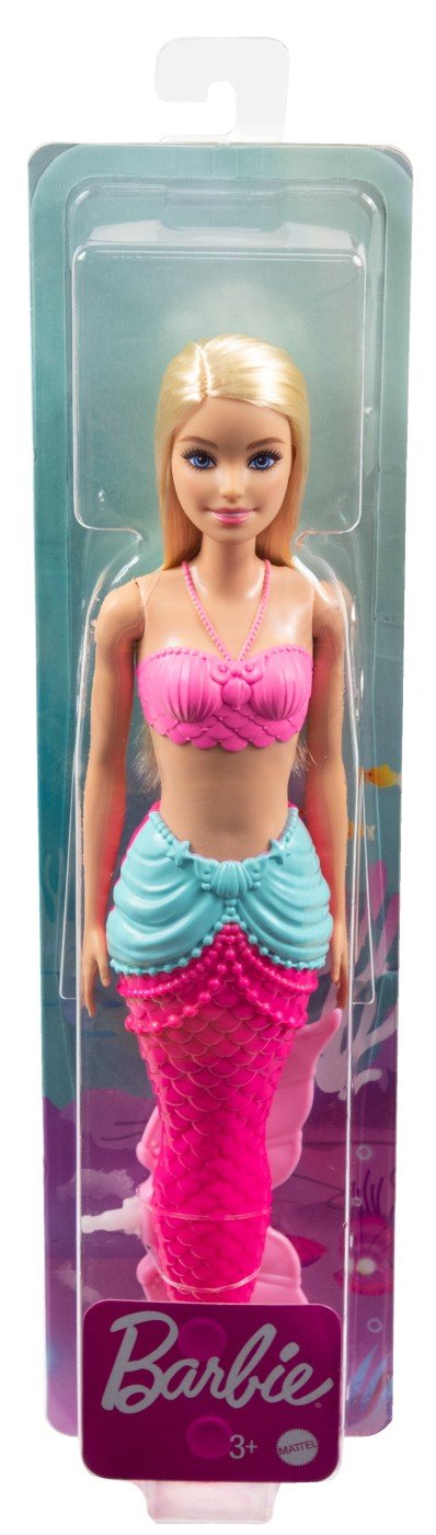 Barbie papusa sirena blonda, Mattel - Publisol.ro