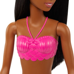 Barbie papusa sirena bruneta, Mattel - Publisol.ro