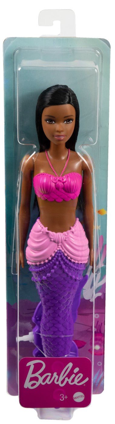 Barbie papusa sirena bruneta, Mattel - Publisol.ro