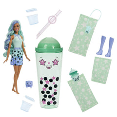 Barbie pop reveal bubble tea papusa barbie green tea, Mattel - Publisol.ro