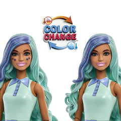 Barbie pop reveal bubble tea papusa barbie green tea, Mattel - Publisol.ro