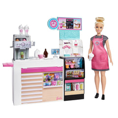 Barbie set cafenea cu 20 de accesorii, Mattel - Publisol.ro