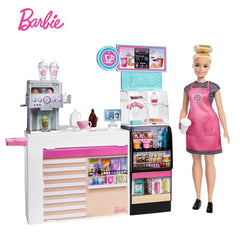 Barbie set cafenea cu 20 de accesorii, Mattel - Publisol.ro