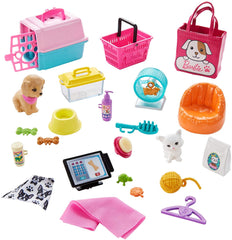 Barbie set de joaca magazin accesorii animalute, Mattel - Publisol.ro