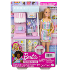 Barbie set de joaca magazinul de inghetata, Mattel - Publisol.ro